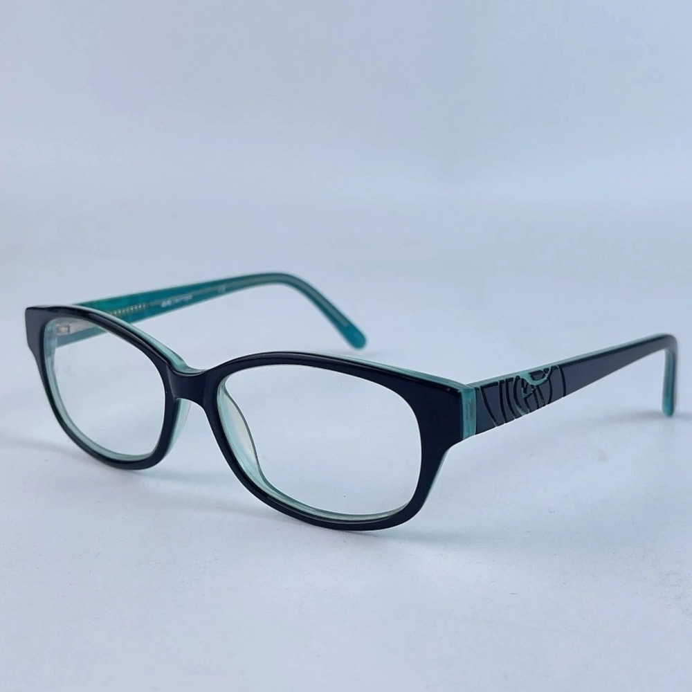 DB4K Europa Scribble Kids Eyeglasses Black‎ & Teal Plastic Full Rim 47-14-130 mm